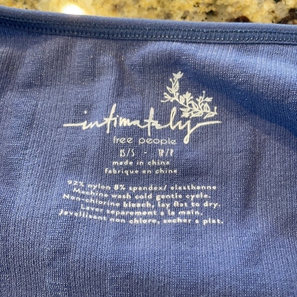 Free People Lucky You Blue Layering Top - Picture 12 of 15